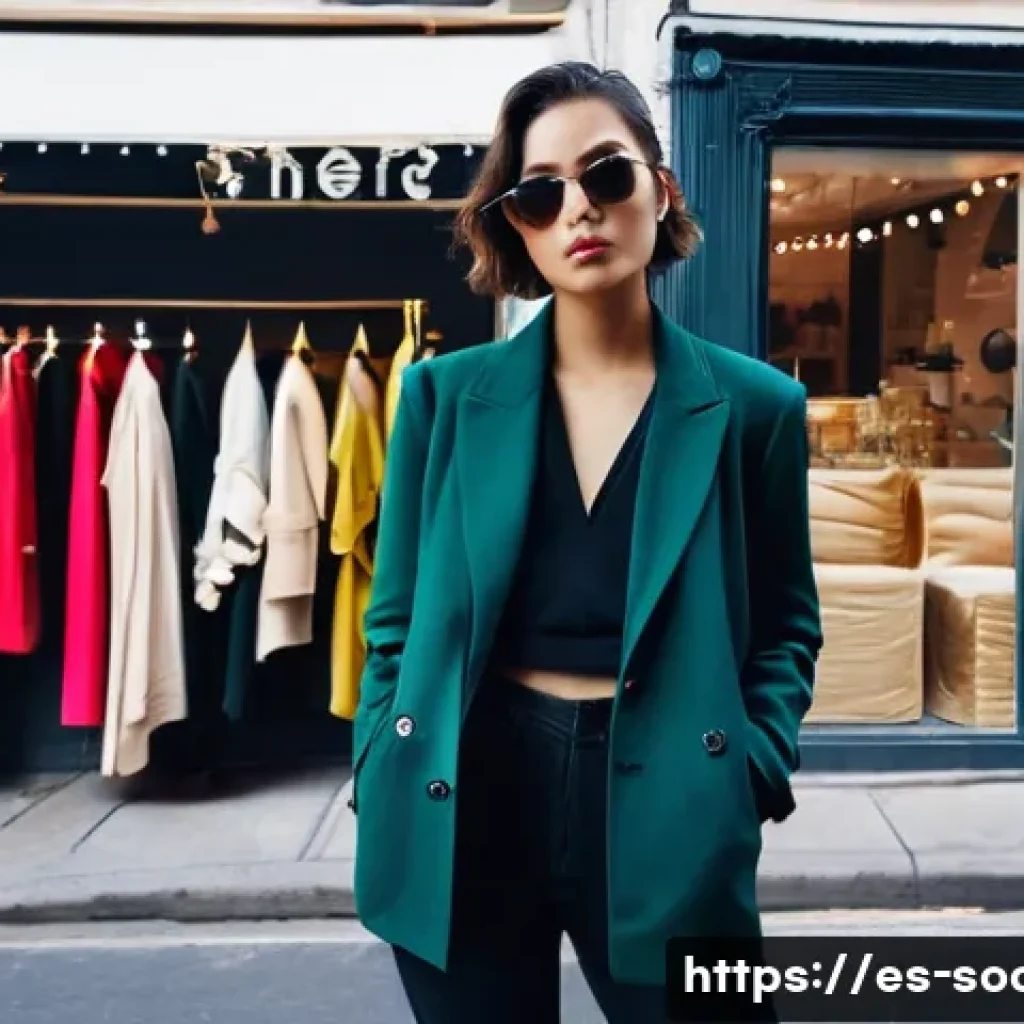 소셜미디어마케팅 실패 사례 - **Prompt 1: "Authenticity Lost in Imitation"**
    A young female entrepreneur, looking slightly out...